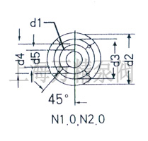 SKA型水環(huán)式真空泵的安裝尺寸